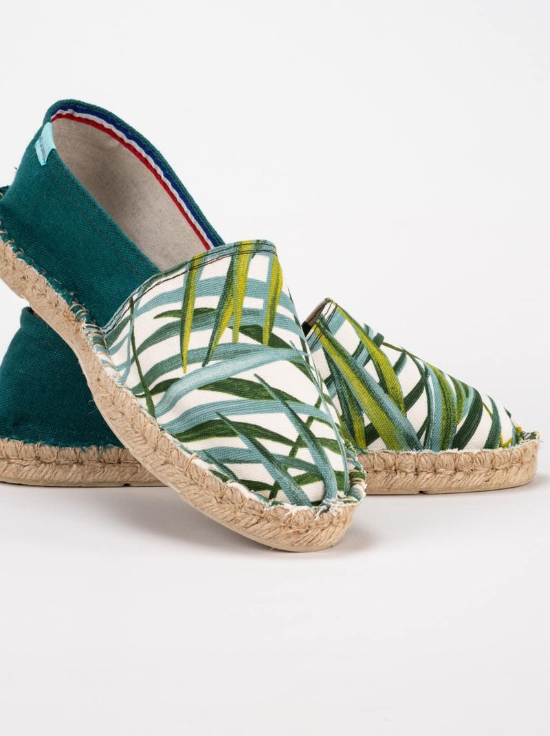 Espadrilles Imprimées imprimée Vert - Kiabi