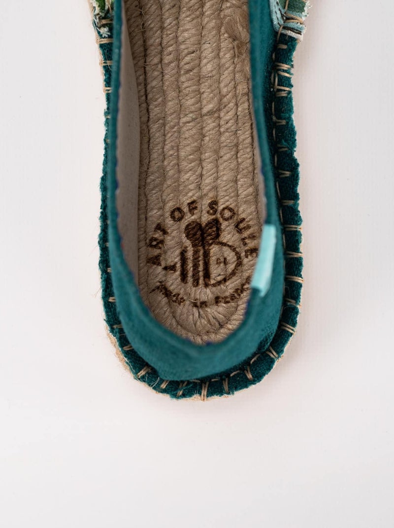 Espadrilles Imprimées imprimée Vert - Kiabi