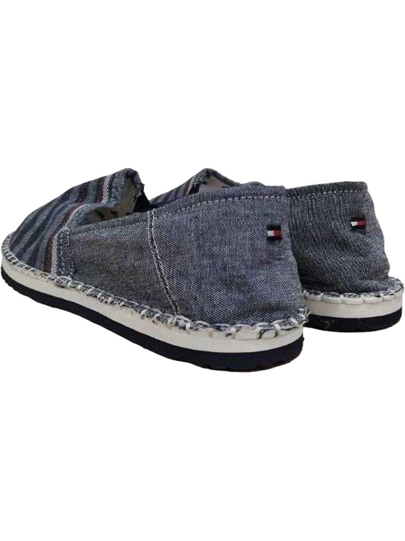 Espadrilles motif/style rayé - tommy hilfiger Bleu marine/Gris froid - Kiabi