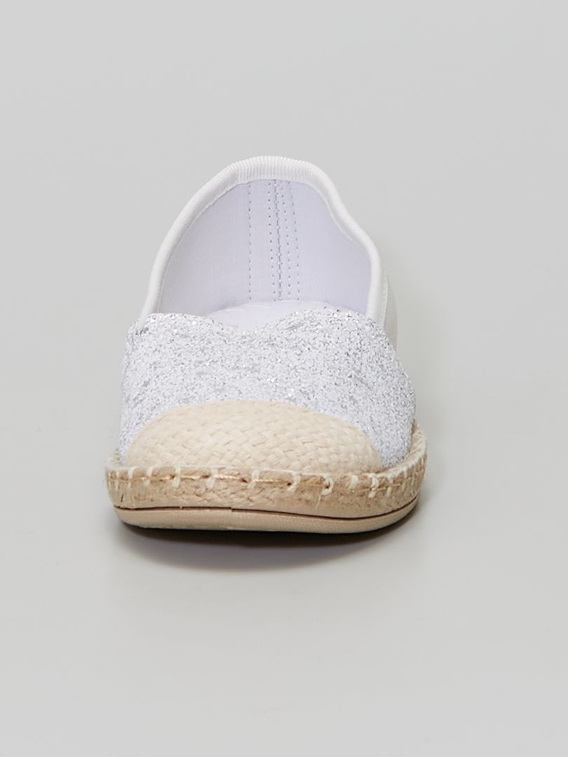 espadrille noir paillette