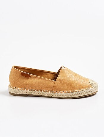 Espadrilles pailletées avec semelle corde