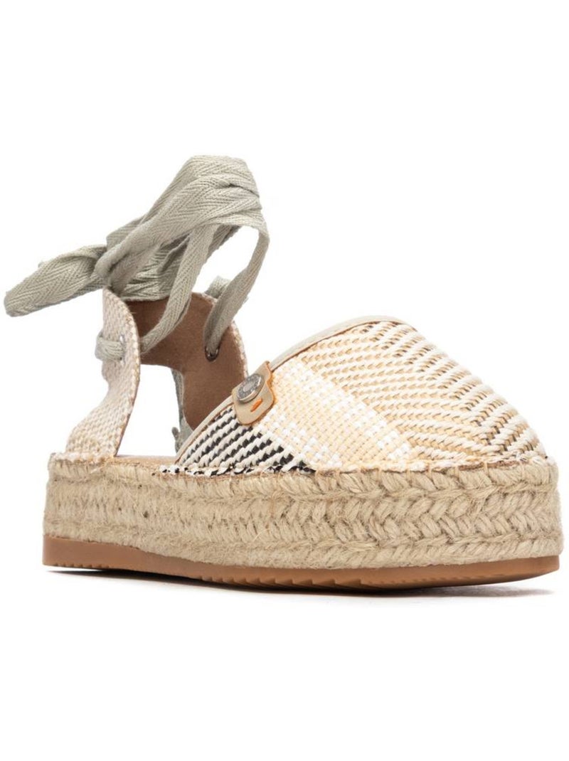 Espadrilles plates pour femme Beige - Kiabi