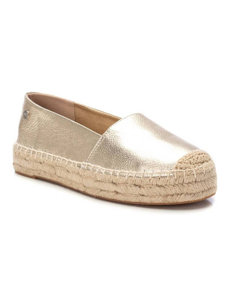 Espadrilles plates pour femme Doré/or - Kiabi