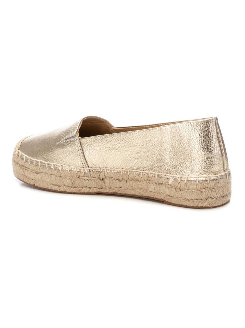 Espadrilles plates pour femme Doré/or - Kiabi
