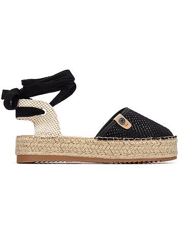 Espadrilles plates pour femme