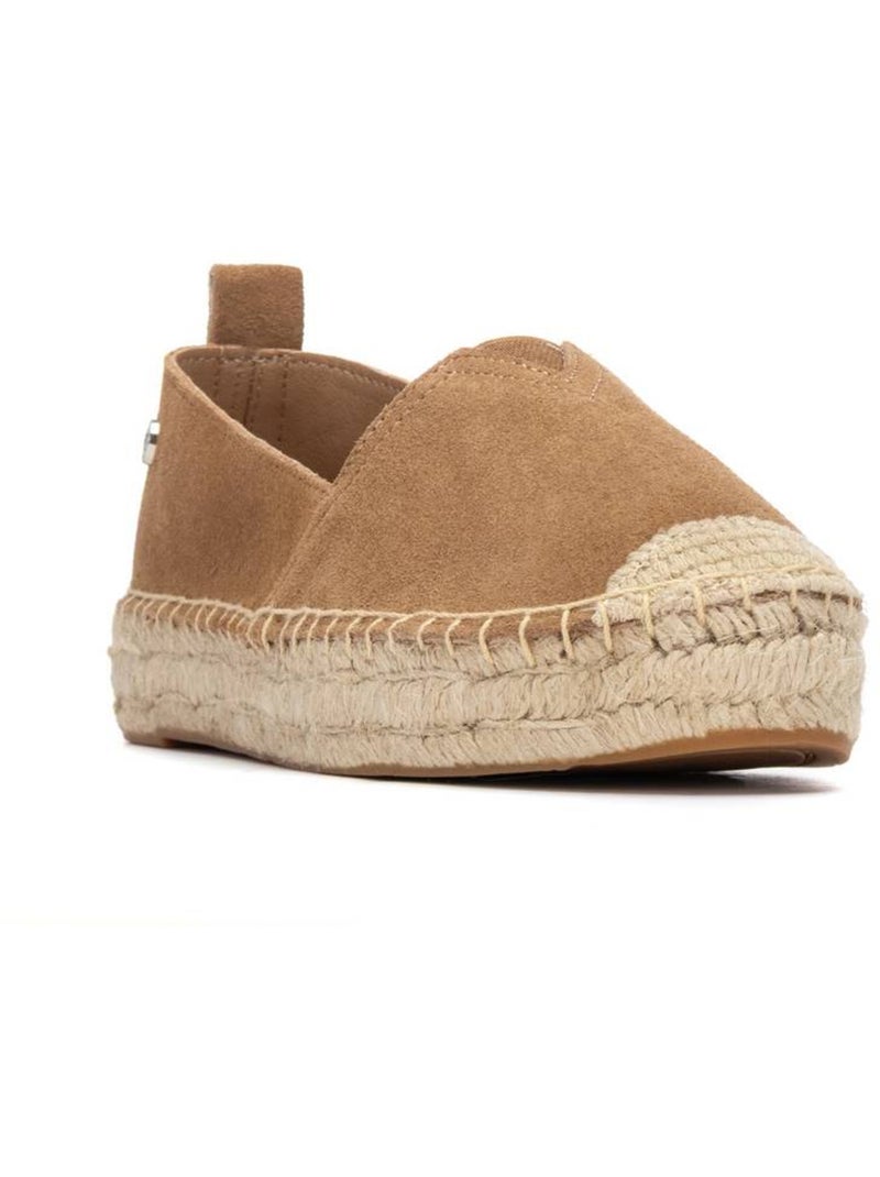 Espadrilles pour femme avec semelle en jute Camel - Kiabi