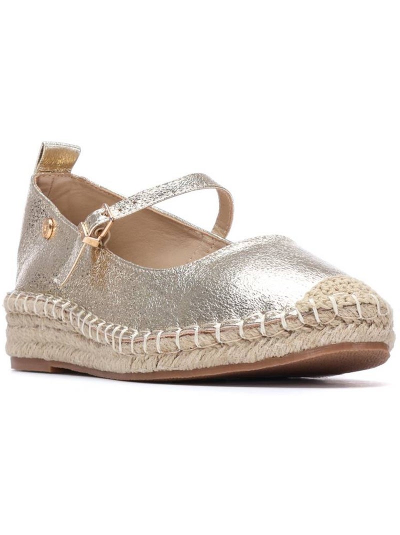 Espadrilles pour femme avec semelle en jute Doré/or - Kiabi