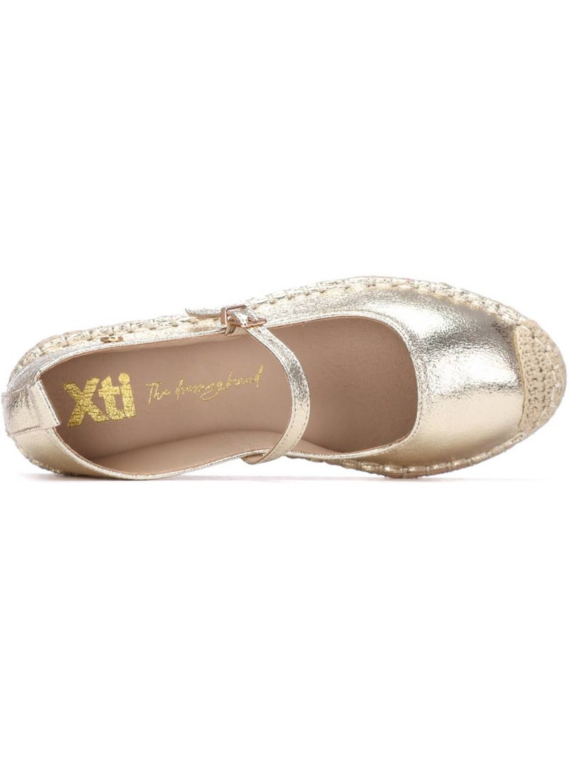 Espadrilles pour femme avec semelle en jute Doré/or - Kiabi