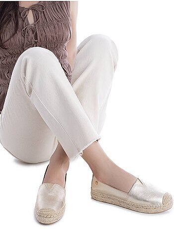 Espadrilles pour femme avec semelle en jute