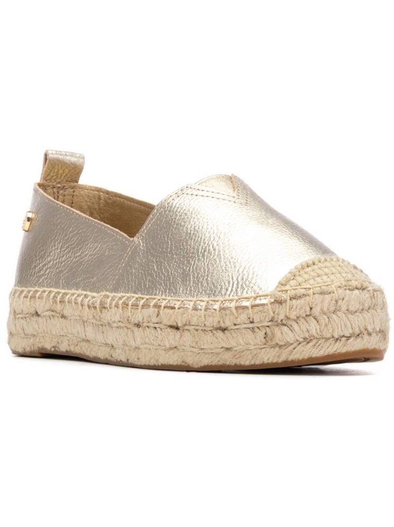 Espadrilles pour femme avec semelle en jute Doré/or - Kiabi