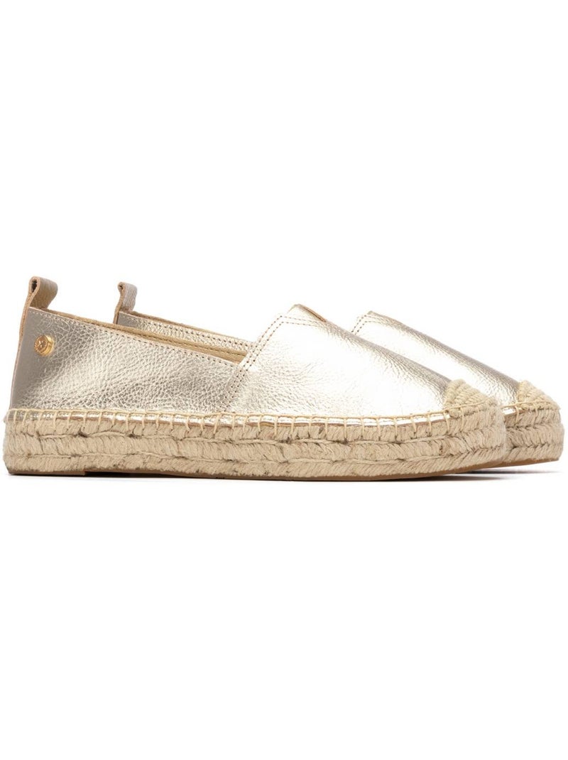 Espadrilles pour femme avec semelle en jute Doré/or - Kiabi