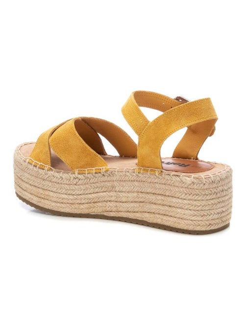Espadrilles pour femme en cuir - Kiabi