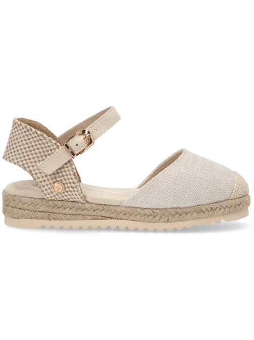 Espadrilles pour fillettes avec semelle en jute - Kiabi