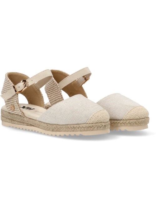 Espadrilles pour fillettes avec semelle en jute - Kiabi