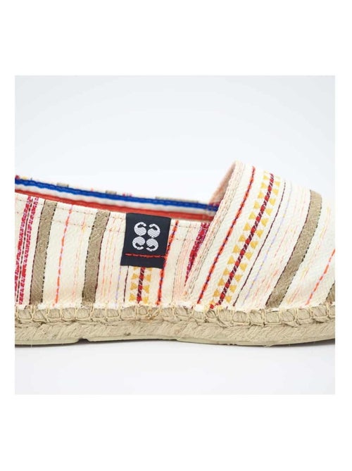 Espadrilles  rayée - Kiabi