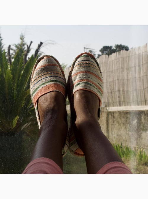 Espadrilles  rayée - Kiabi