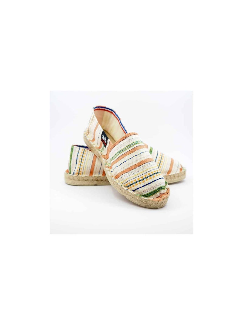 Espadrilles  rayée Beige - Kiabi