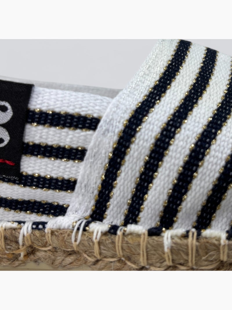 Espadrilles  rayée Bleu marine - Kiabi