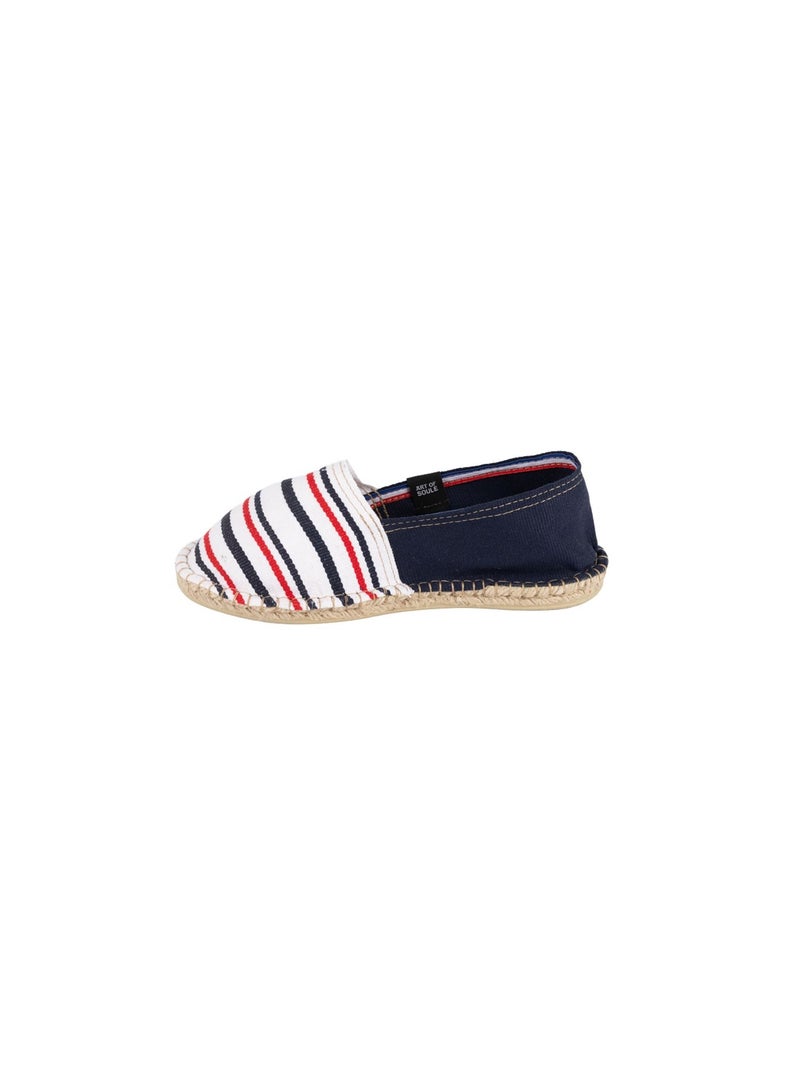 Espadrilles Rayées Bleu marine - Kiabi