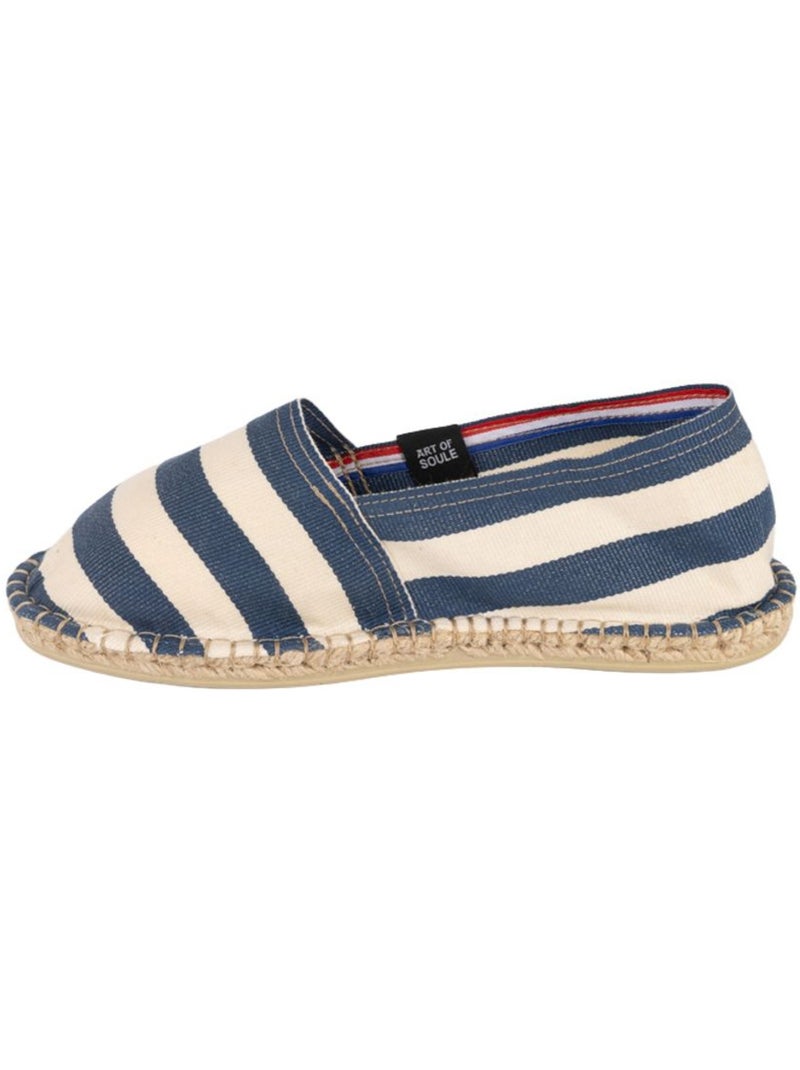 Espadrilles Rayées Bleu - Kiabi