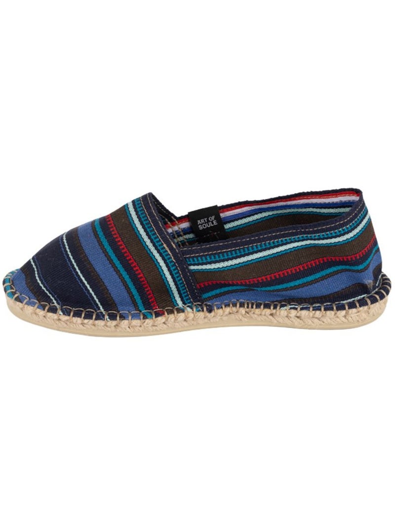 Espadrilles Rayées Bleu - Kiabi