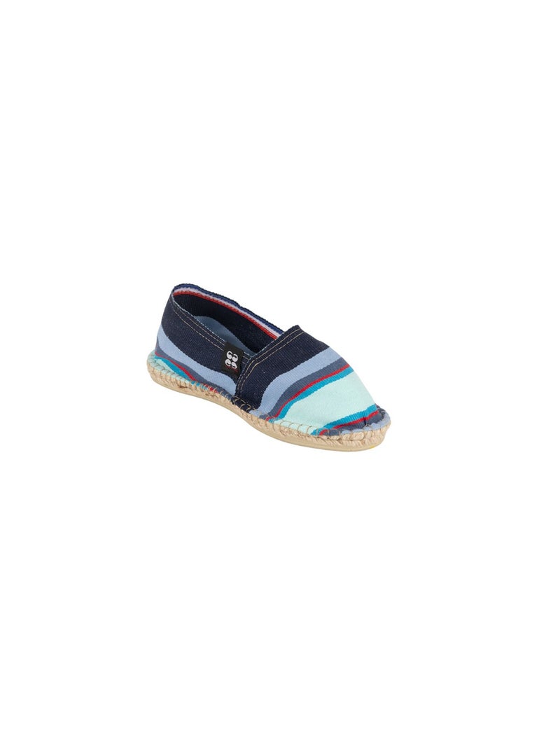 Espadrilles Rayées Bleu - Kiabi
