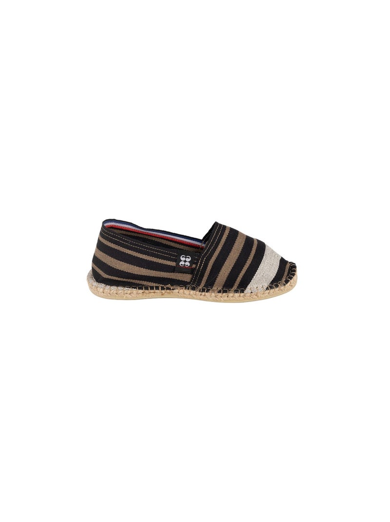 Espadrilles Rayées Noir - Kiabi