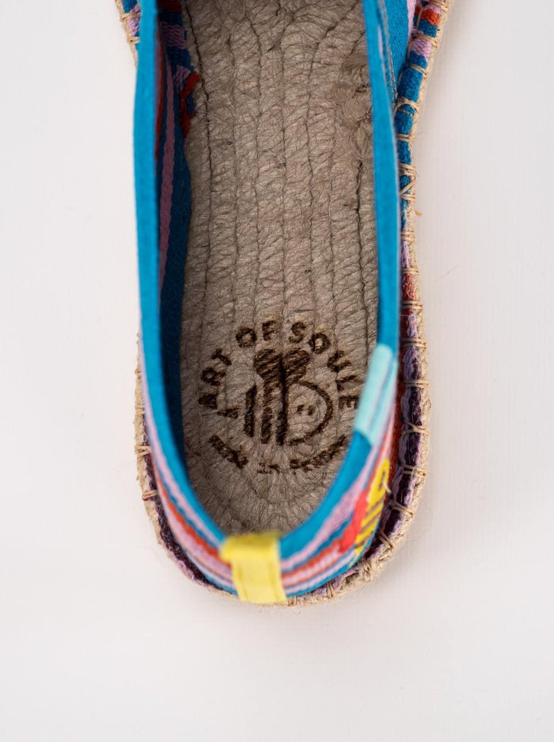 Espadrilles Rayées rayée Bleu - Kiabi