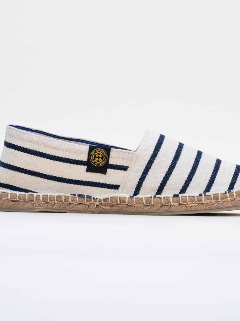 Espadrilles Rayées rayée Bleu - Kiabi
