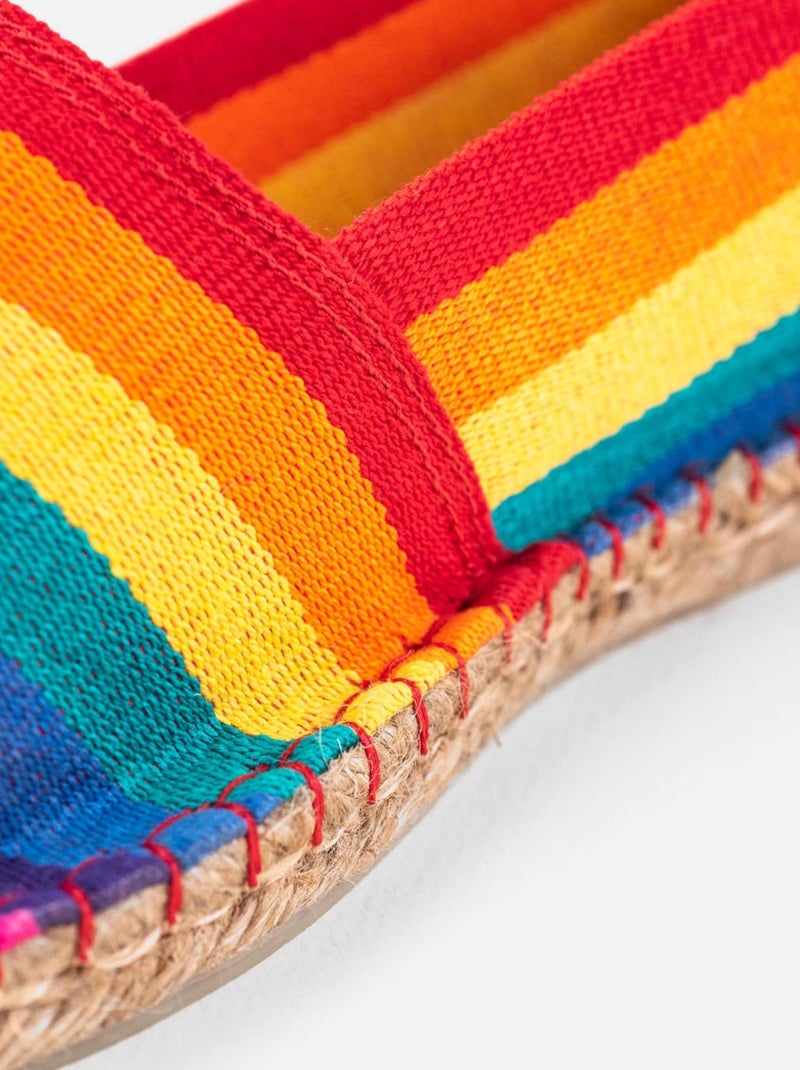 Espadrilles Rayées rayée Multicolore - Kiabi