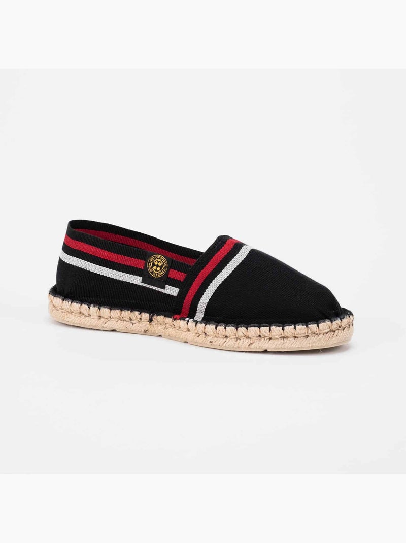 Espadrilles Rayées rayée Noir - Kiabi