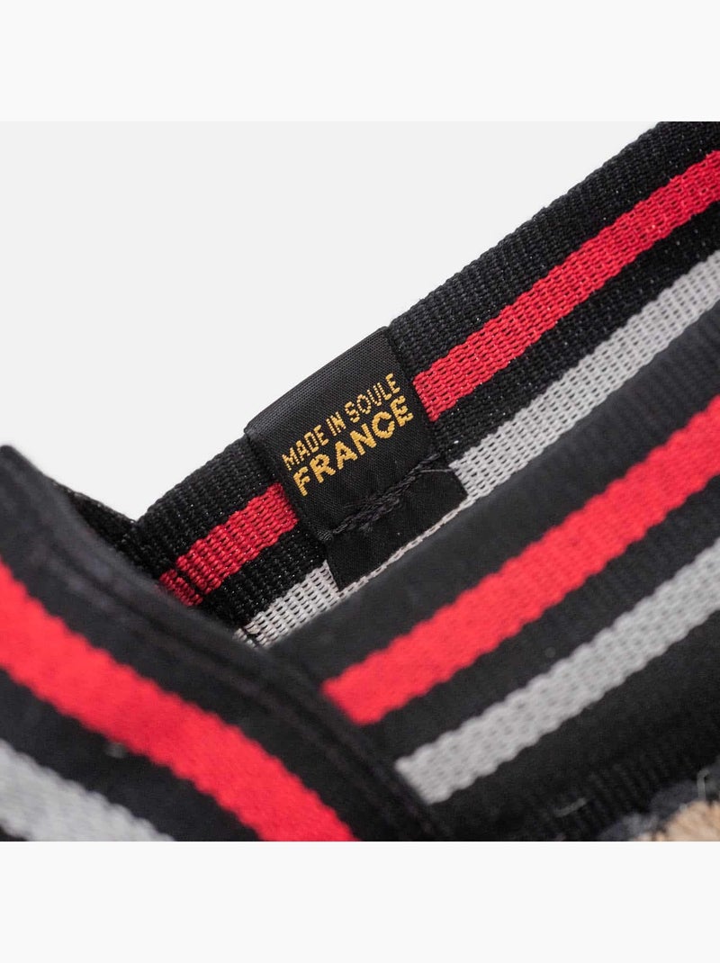 Espadrilles Rayées rayée Noir - Kiabi