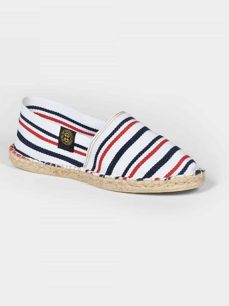 Espadrilles Rayées rayée Rouge - Kiabi