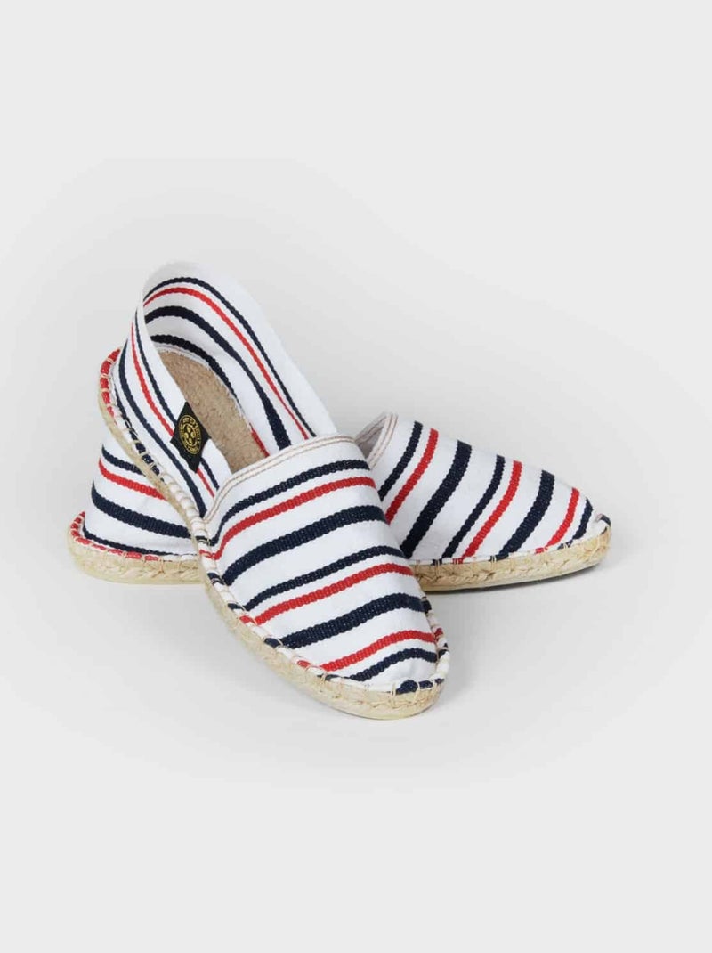 Espadrilles Rayées rayée Rouge - Kiabi