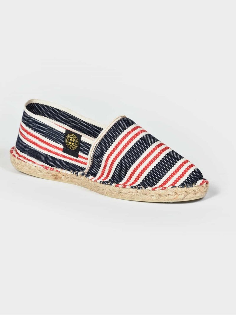Espadrilles Rayées rayée Rouge - Kiabi