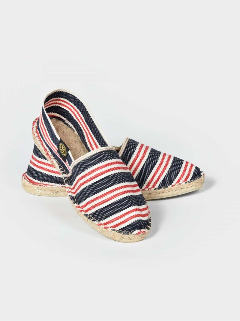 Espadrilles Rayées rayée Rouge - Kiabi