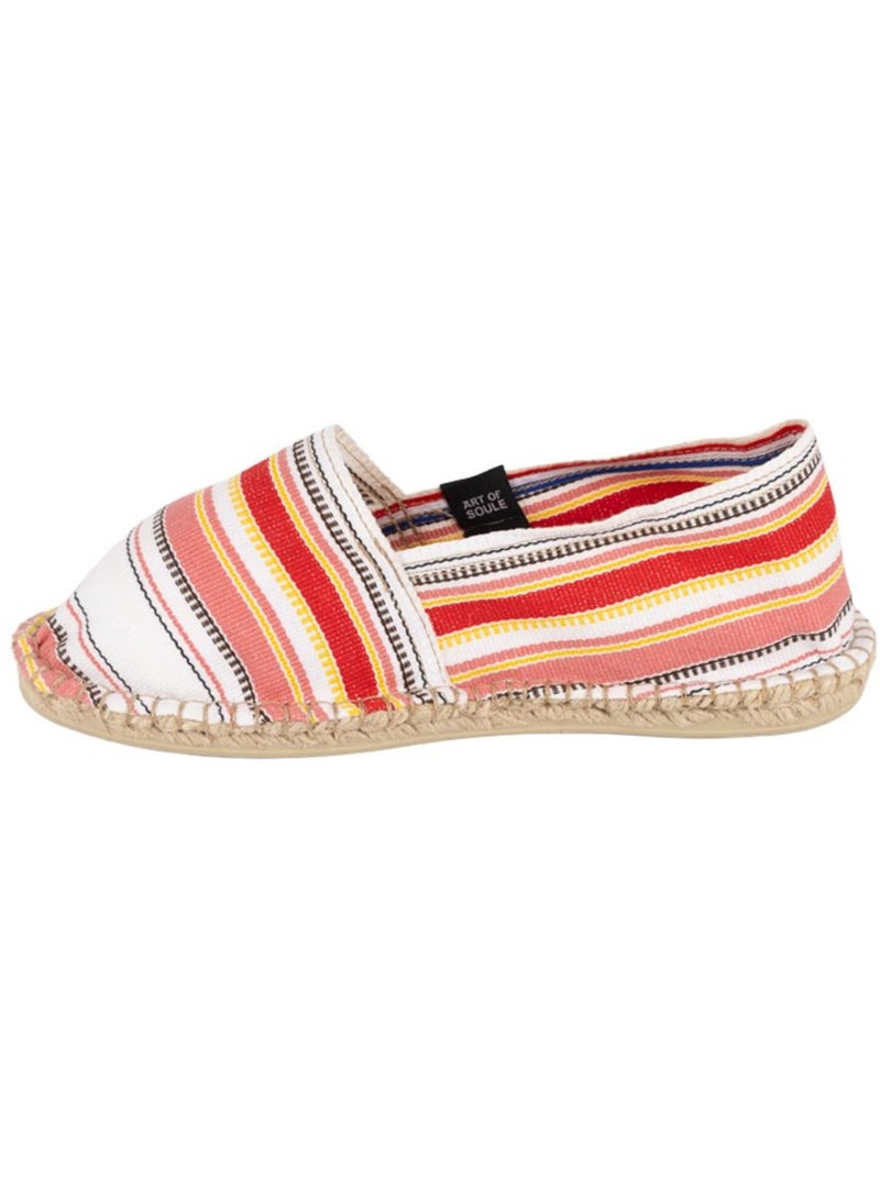 Espadrilles Rayées Rose - Kiabi