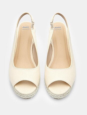 Espadrilles slingback comfortables BATA