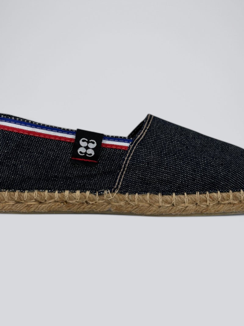 Espadrilles  unie Bleu denim - Kiabi
