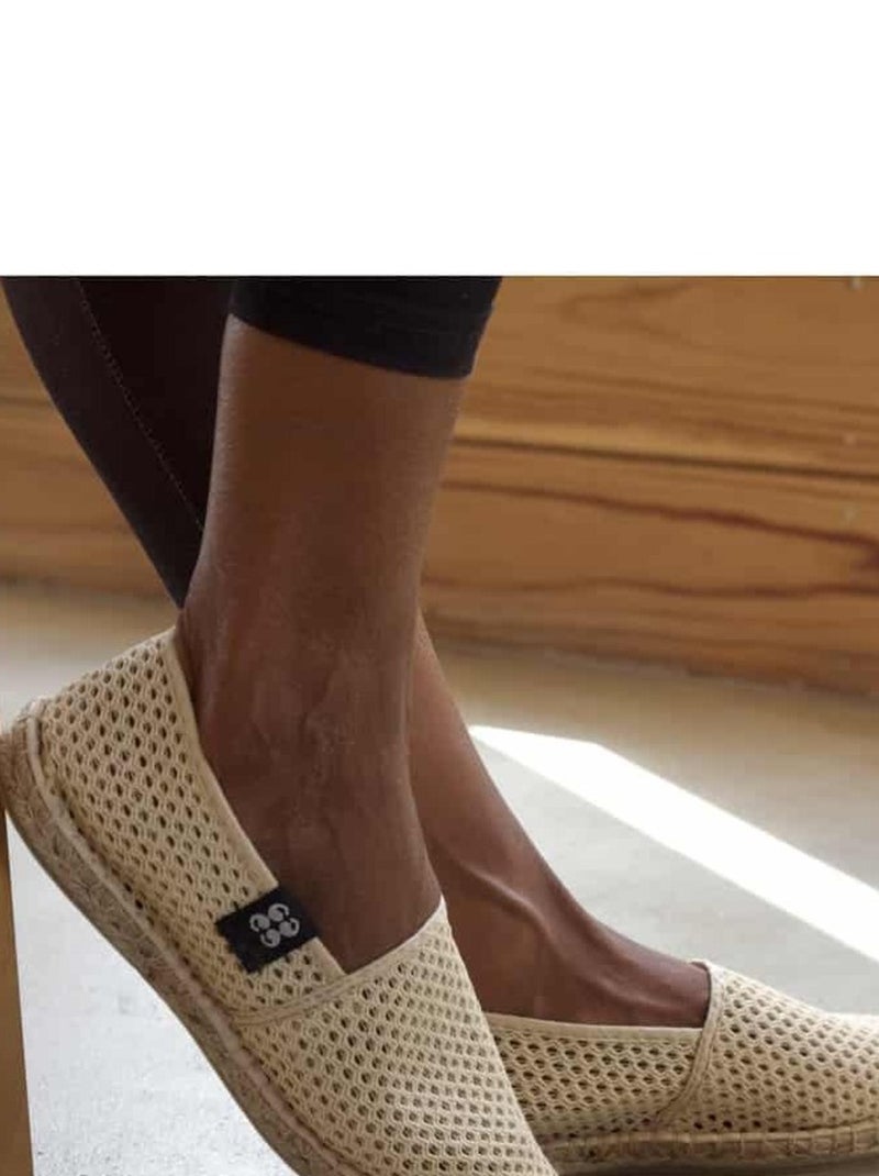 Espadrilles  unie Ecru - Kiabi