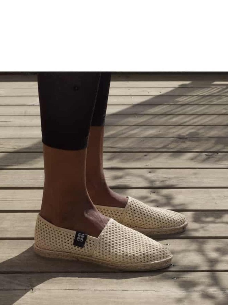 Espadrilles  unie Ecru - Kiabi
