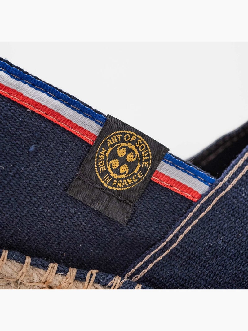 Espadrilles Unies Bleu denim - Kiabi