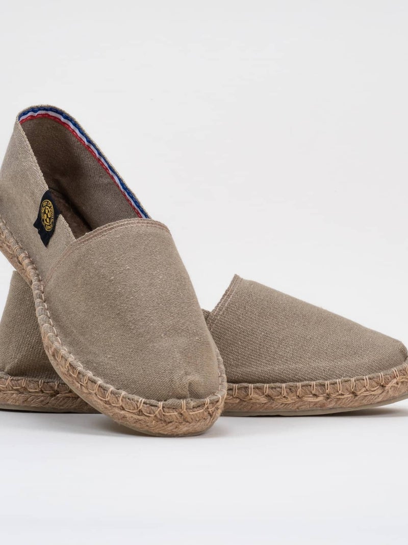Espadrilles Unies unie Beige sable - Kiabi