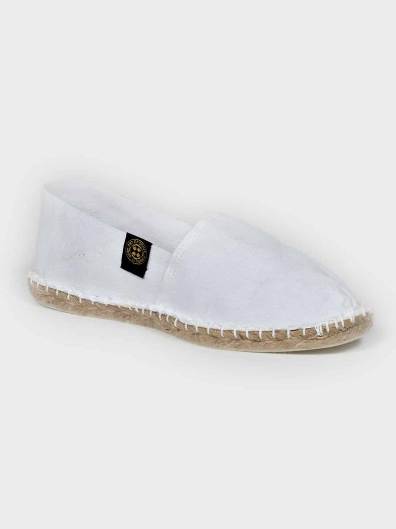 Espadrilles Unies unie Blanc - Kiabi