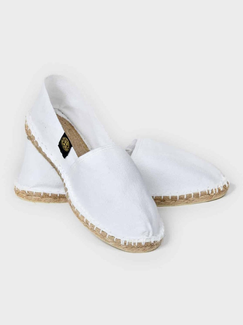 Espadrilles Unies unie Blanc - Kiabi