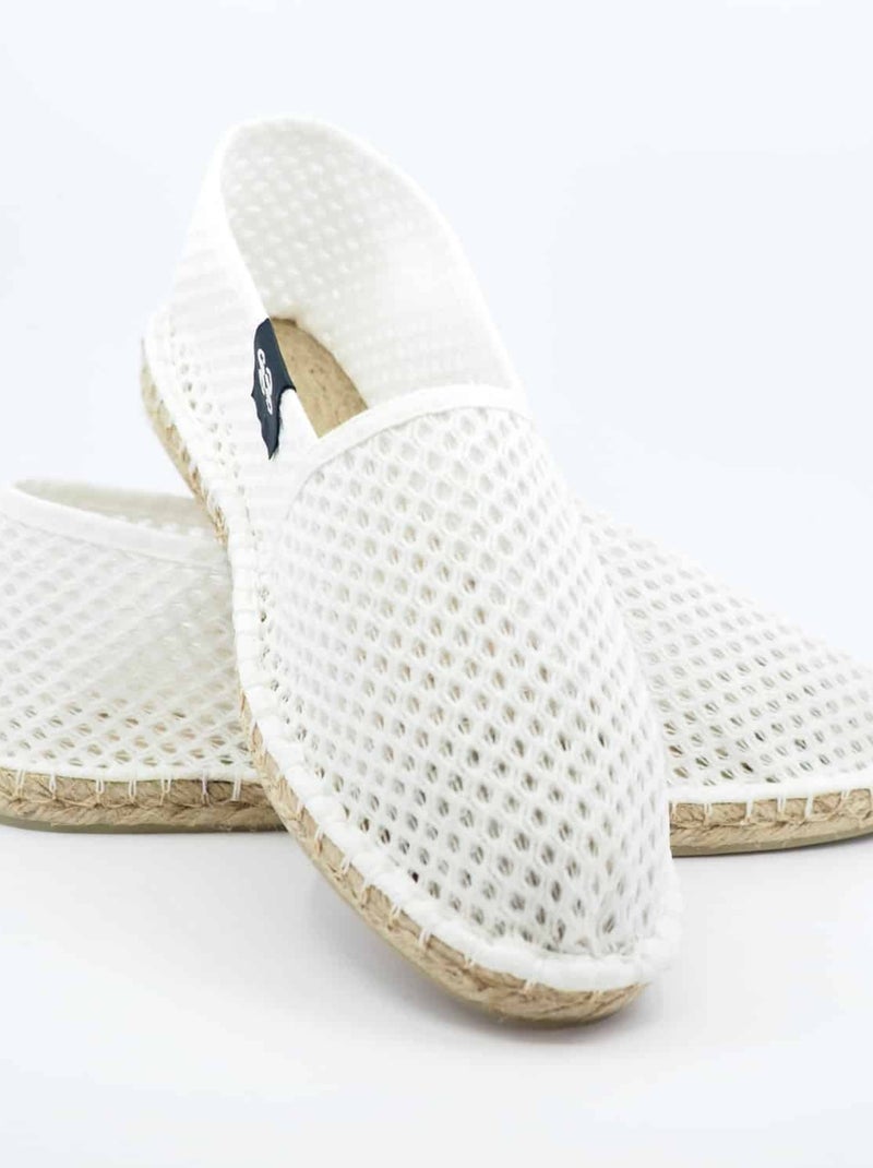 Espadrilles Unies unie Blanc - Kiabi
