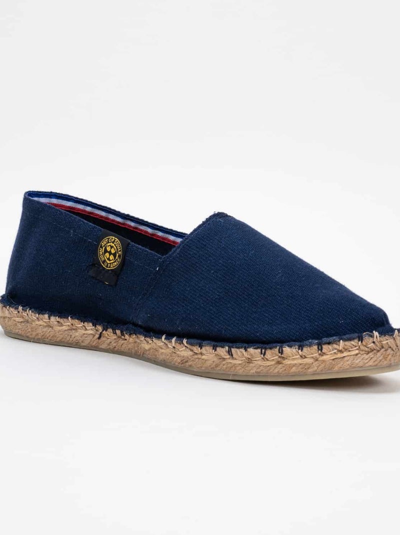 Espadrilles Unies unie Bleu marine - Kiabi