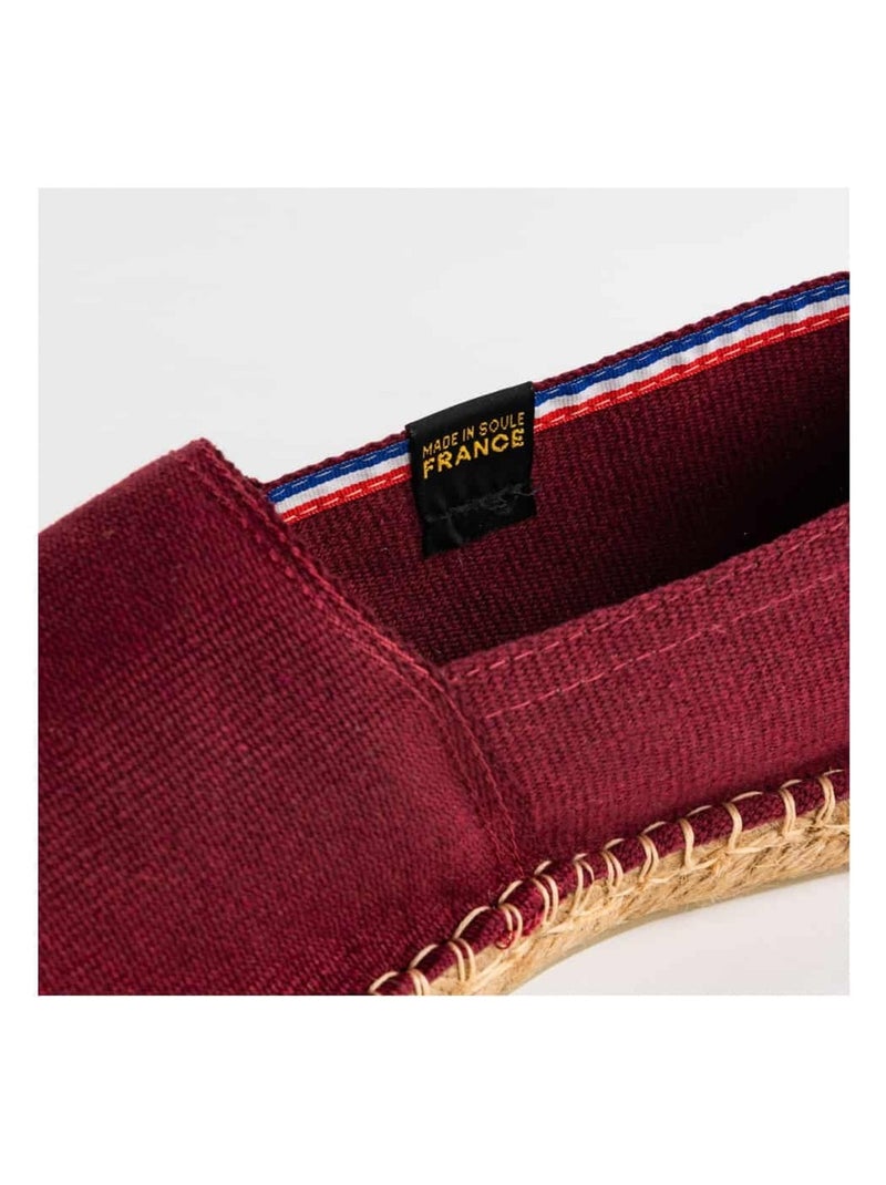 Espadrilles Unies unie Bordeaux - Kiabi