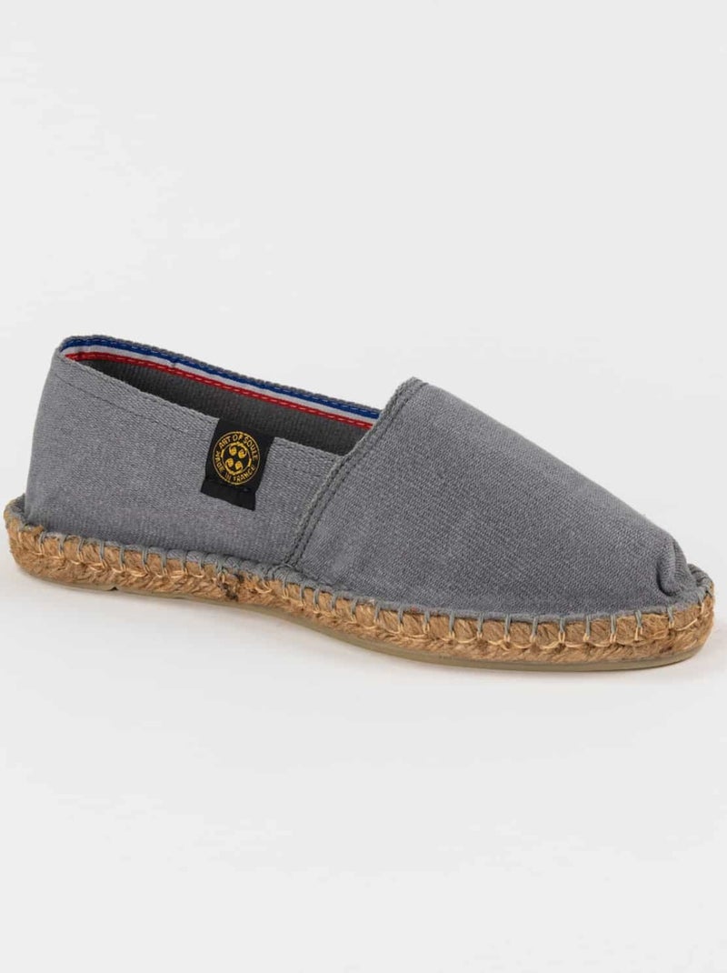 Espadrilles Unies unie Gris - Kiabi