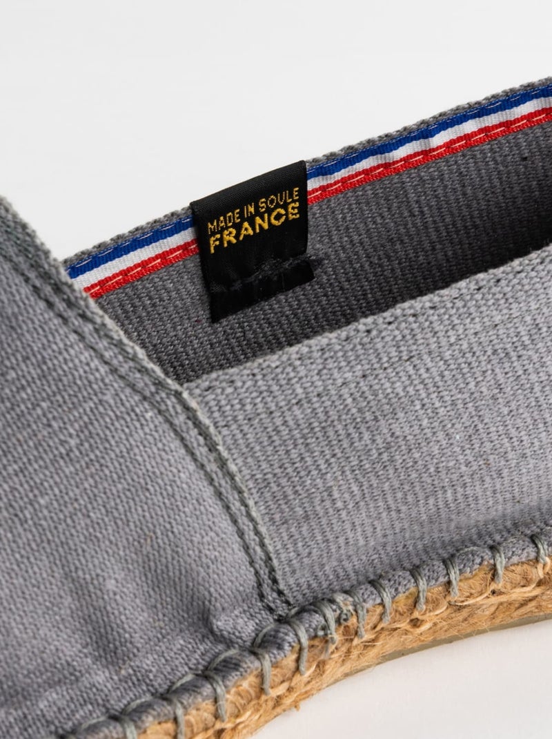 Espadrilles Unies unie Gris - Kiabi